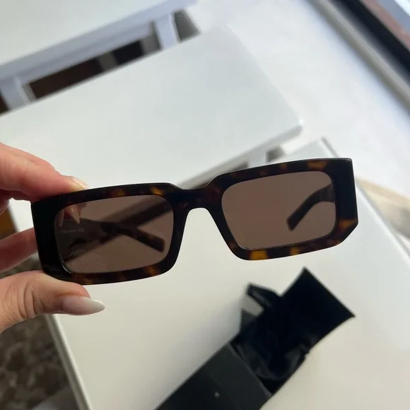Authentic Prada Tortoise Shell Sunglasses - Picture 2 of 8